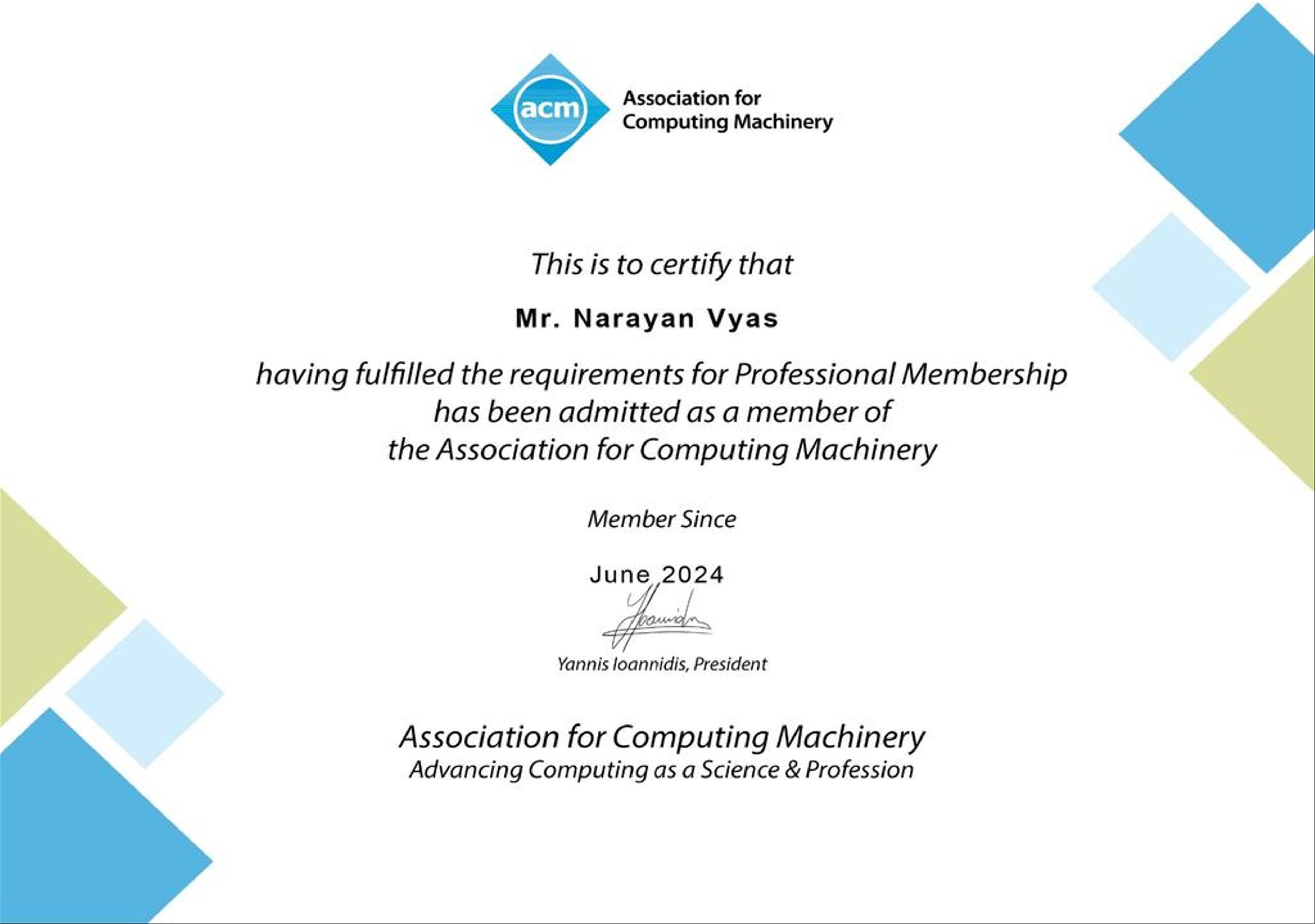 ACM Membership